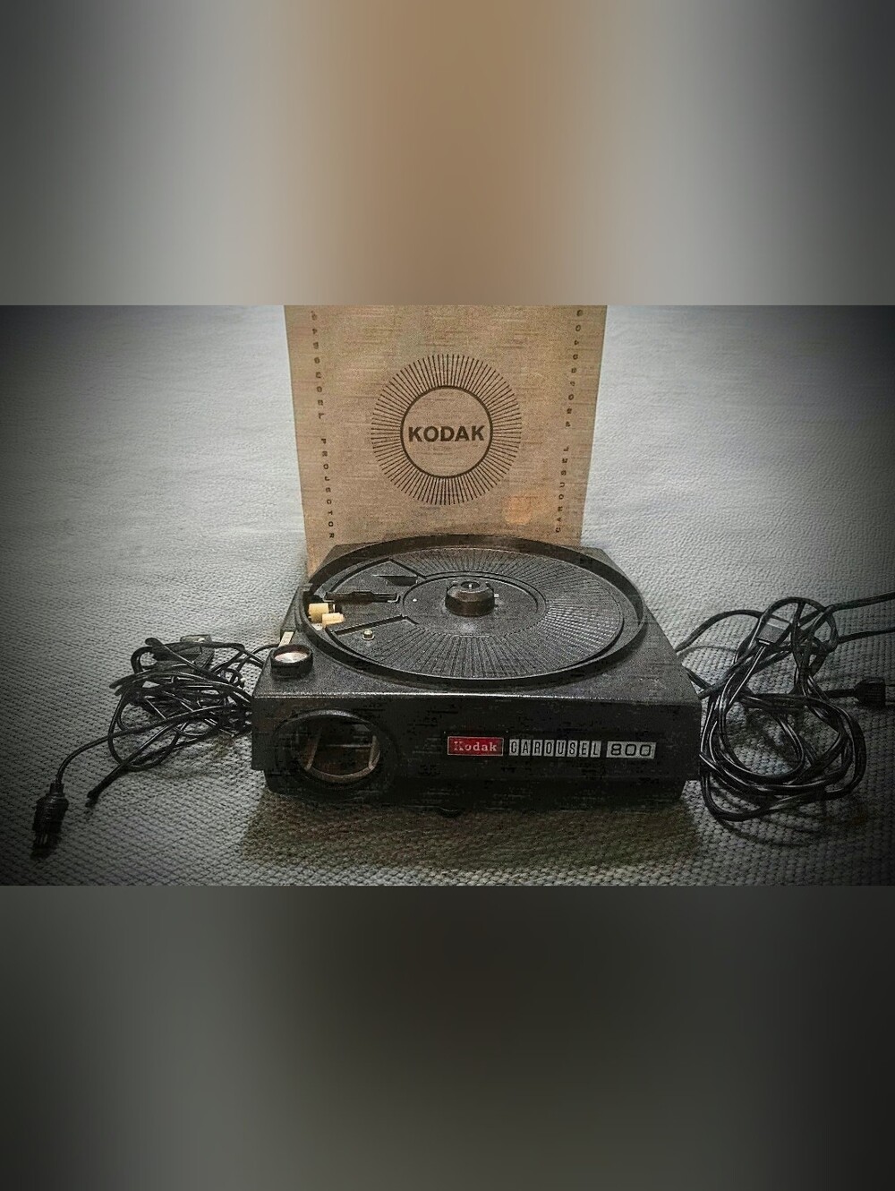Kodak Carousel 800 Black Slide Projector